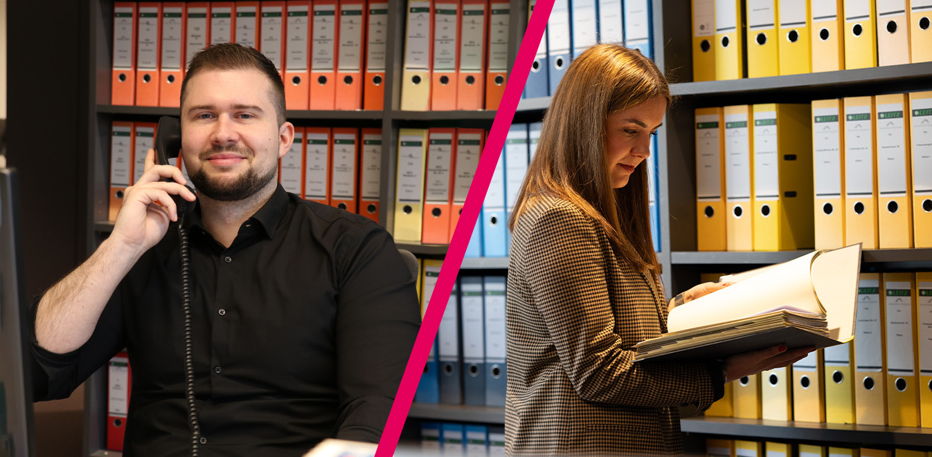 Kennen Sie schon Objektbetreuerin Loreen Westermann und Objektmanager Patrick Lang?